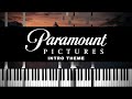 Paramount Pictures Intro (2011) - Piano Tutorial