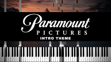 Paramount Pictures Intro (2011) - Piano Tutorial