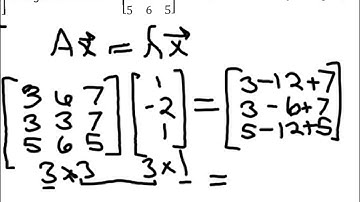 verifying eigenvector