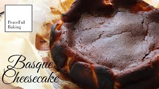 Basque Burnt Cheesecake/Easiest Cheesecake Recipe Ever by Peaceful Baking 1,636 views 3 years ago 5 minutes, 2 seconds
