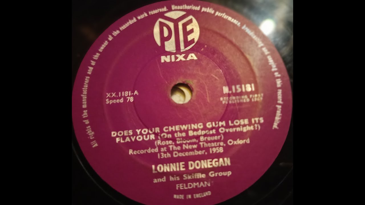 Does Your Chewing Gum Lose Its Flavour (On the Bedpost Overnight