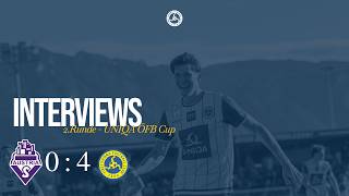 UNIQA ÖFB Cup I Interviews I SV Austria Salzburg - First Vienna FC 1894