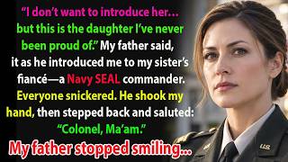 “MY DAD SAID HE WAS NEVER PROUD OF ME—THEN MY SISTER’S NAVY SEAL FIANCÉ SALUTED ME.”