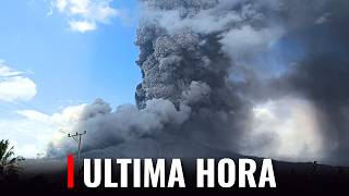 ¡ÚLTIMA HORA! Reportan fuerte erupción volcánica y cierre de aeropuerto