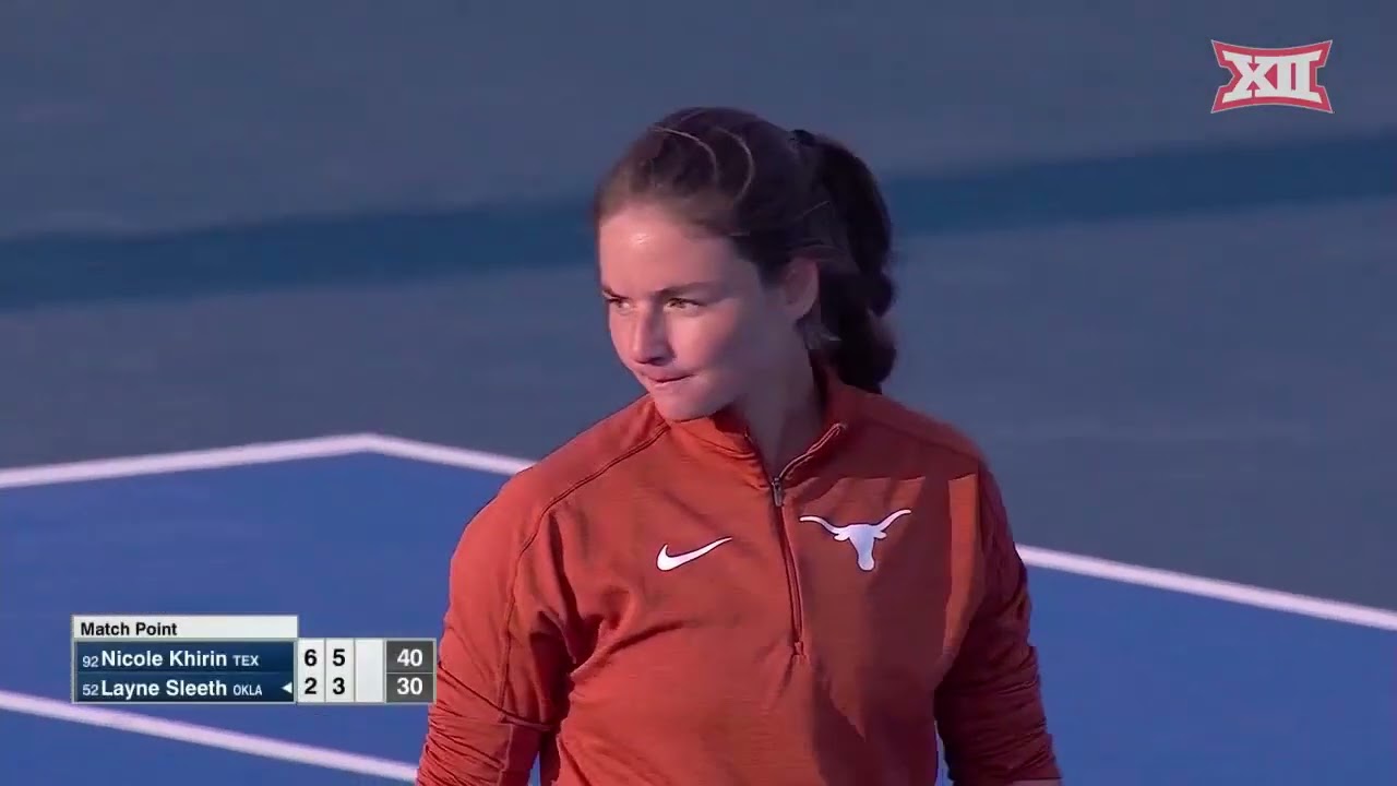 2023 Big 12 Women's Tennis Championship - Texas vs Oklahoma Highlights