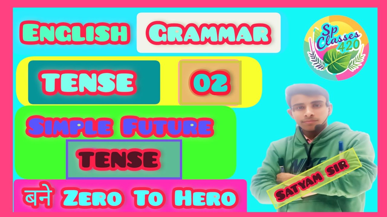 Tense by Satyam sir simple Future tense Affirmative, Negative Sentences class 5 to 10.