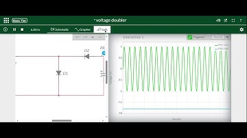 Voltage Doubler Simulation ( Multisim)