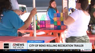 City of Reno rolling recreation trailer