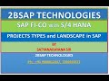 SAP FICO with S/4 HANA CLASS 3 : An Overview of Project Types and Landscape