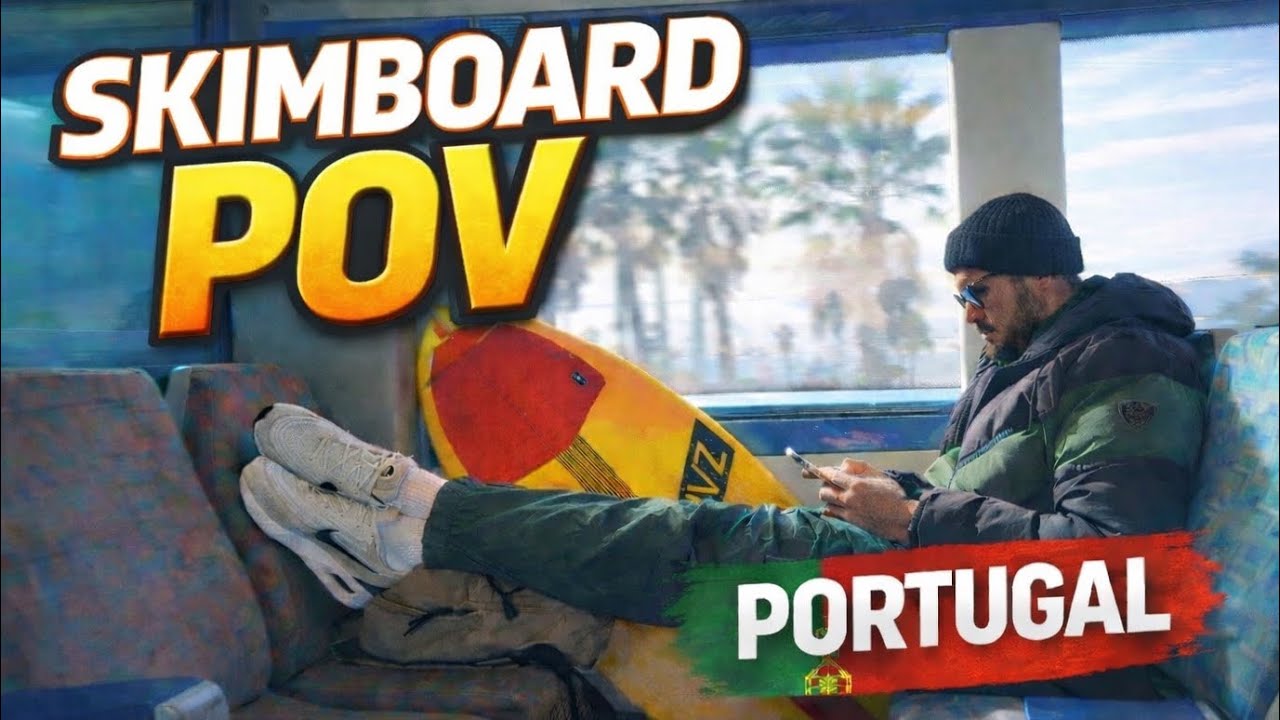 Skimboard Portugal 🇵🇹 | POV saindo de Corroios até São Pedro do Estoril (Aventura Real)
