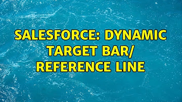Salesforce: Dynamic target bar/ reference line (2 Solutions!!)