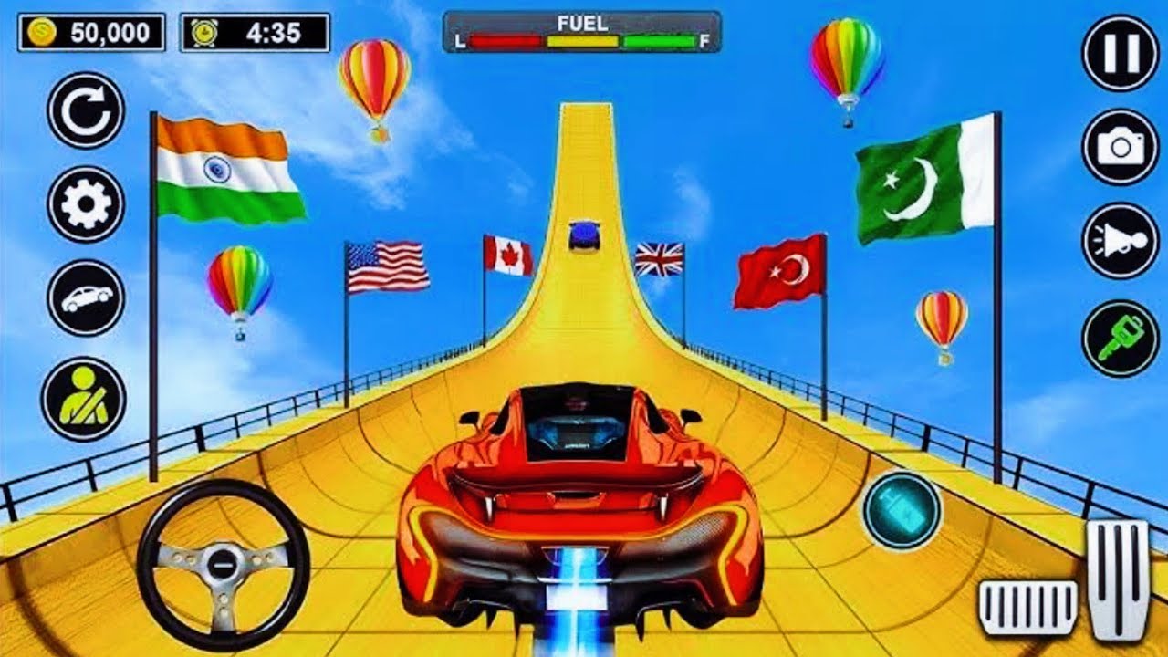 Super Car Racing Game - 3D Car Stunt Driving - Android GamePlay Video