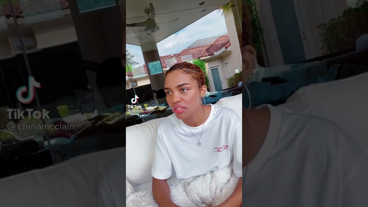 China McClain talking about faith