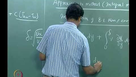 Integral method for flow with pressure gradient(von Karman-Pohlhausen Method): Lecture-18