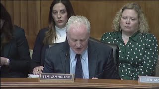 FBI Director Patel DENIES excessive drinking in HEATED EXCHANGE with Sen Van Hollen