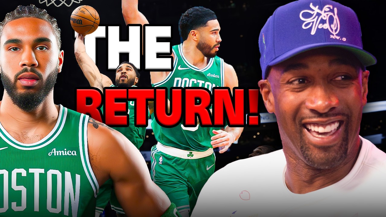 GILBERT ARENAS REACTS TO JAYSON TATUM INSANE RECOVERY AFTER  RUPTURED ACHILES