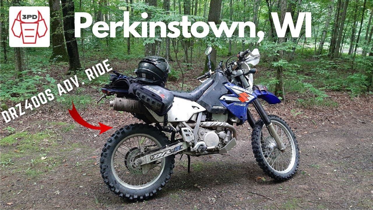 Smashing Puddles on the Perkinstown Trails | DRZ400 Adv Ride - YouTube