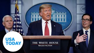 White House addresses coronavirus as unemployment claims hit record high | USA TODAY