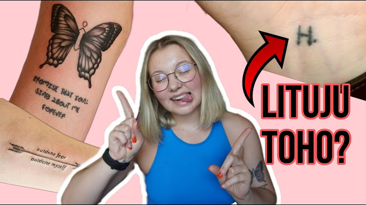 VYSVĚTLUJU SVOJE TETOVÁNÍ –⁠ LITUJU JICH?