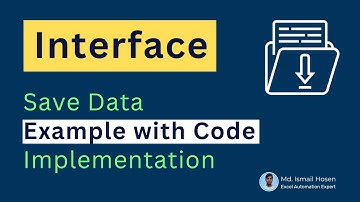 Interface: Export Data Example with Code Implementation in VBA