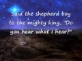 The Carpenters- Do You Hear What I Hear (Lyrics)