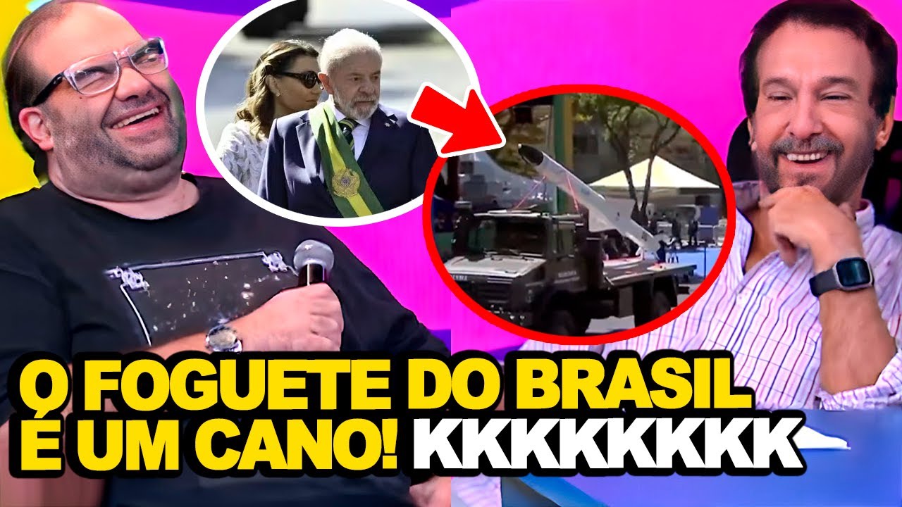 SACANI E EMÍLIO CHORARAM DE RIR ANALISANDO O DESFILE DE LULA NO 7 DE SETEMBRO