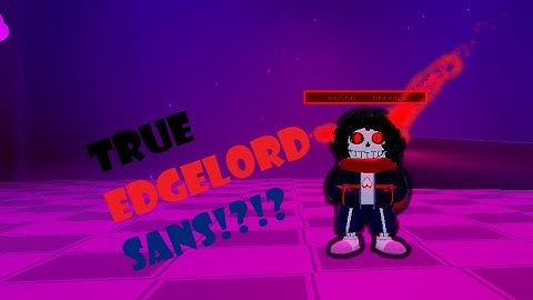 Showcasing True Dust Sans in Undertale Last Karmatic Retribution! (Roblox)