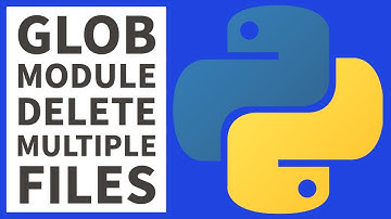 Python Beginners Programming - Delete Files - Glob Module 2023