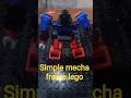 simple lego mech frame