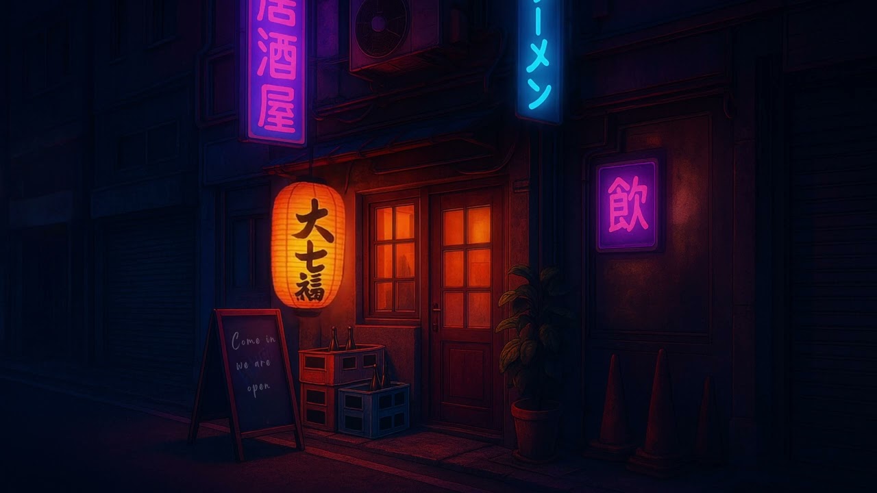 ambient hour | watch the street lights while listening to the music