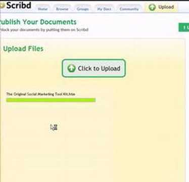 Social Marketing With Scribd