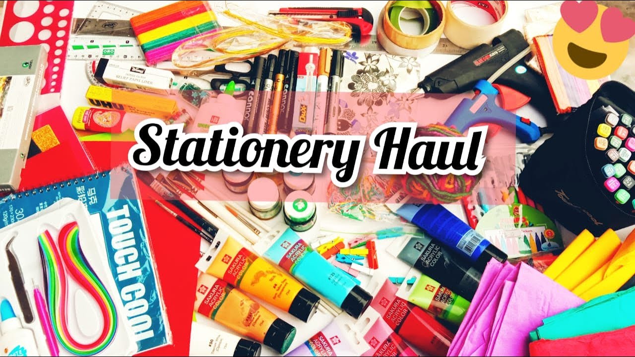 My Stationery and Craft Collections Pakistani Stationery Haul My