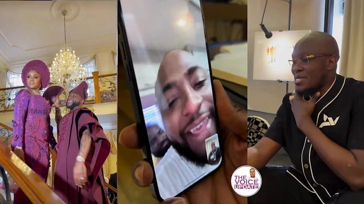 Moment Davido Video Call Pastor Tobi for Missing Out on his Wedding