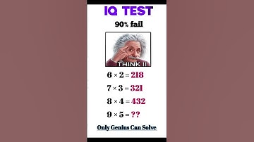 Genius IQ Test math puzzle🔥Math lover,love math puzzle #maths #puzzle #lover #shorts