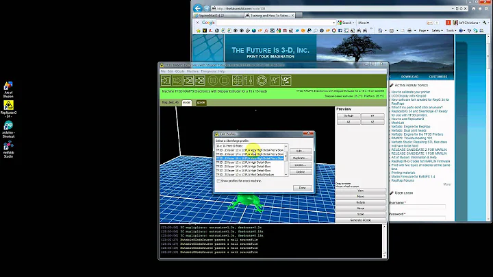 Video 11: ReplicatorG 34 by thefutureis3d.com