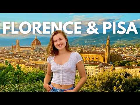 FLORENCE & PISA: VEGAN PASTA COOKING CLASS, ART & LANDMARKS | ITALY TRAVEL VLOG PART 1