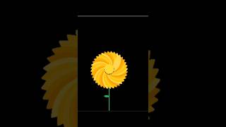 I Made a Sunflower Using Python 🌻🐍 | Python Turtle Animation #shorts