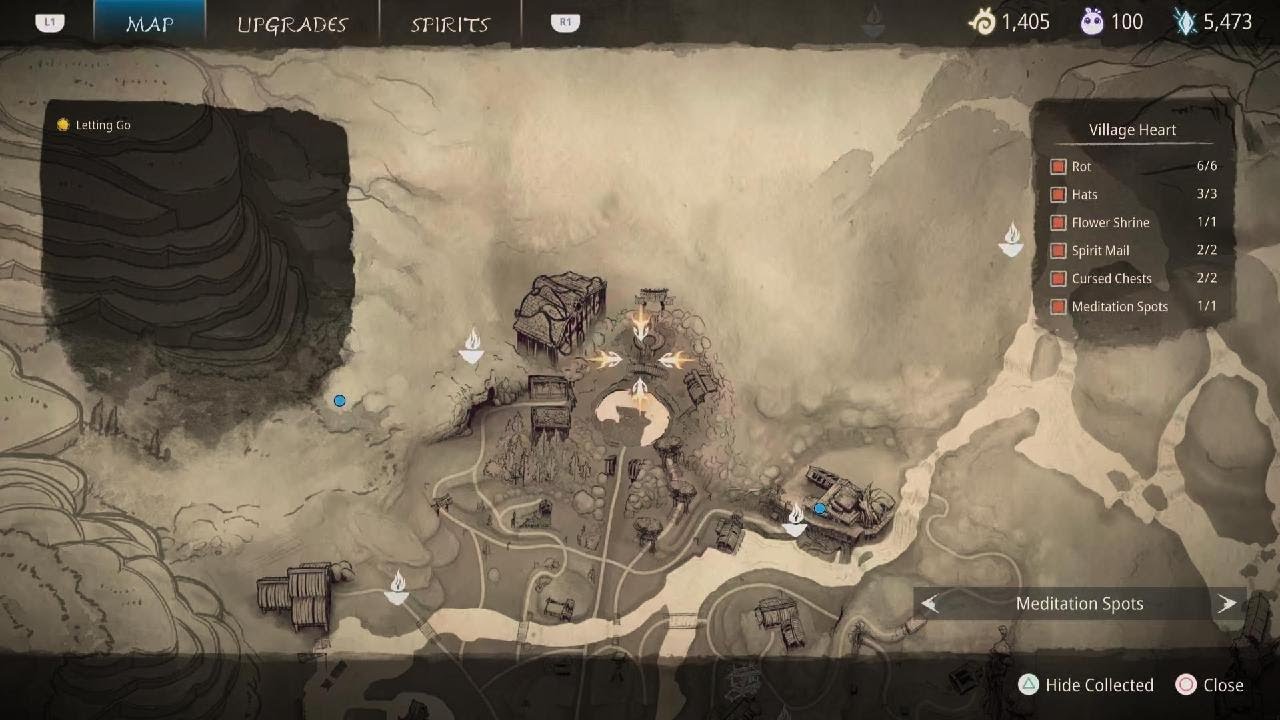 Kena: Bridge of Spirits meditation spot map location