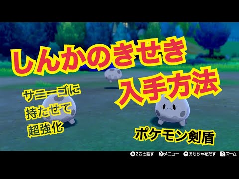 ポケモン剣盾 しんかのきせき入手方法 震えて眠れ ソード シールド Youtube