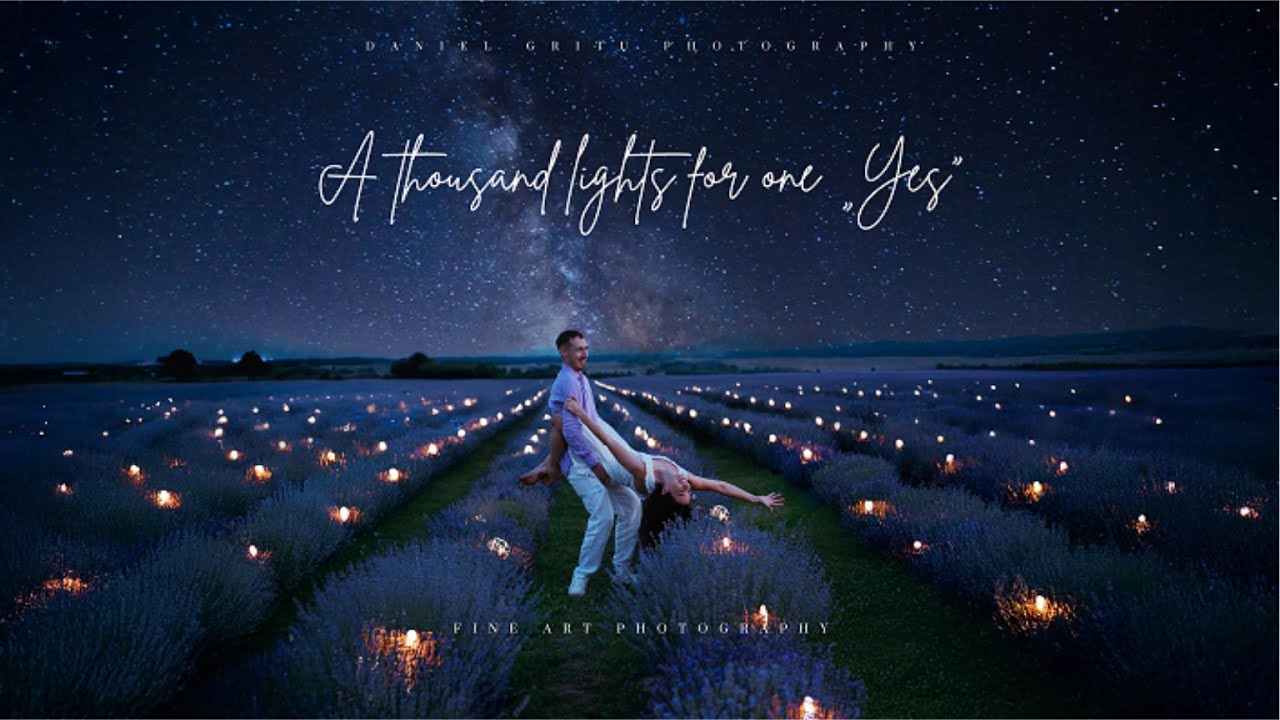 Sedinta foto de cuplu in lavanda 