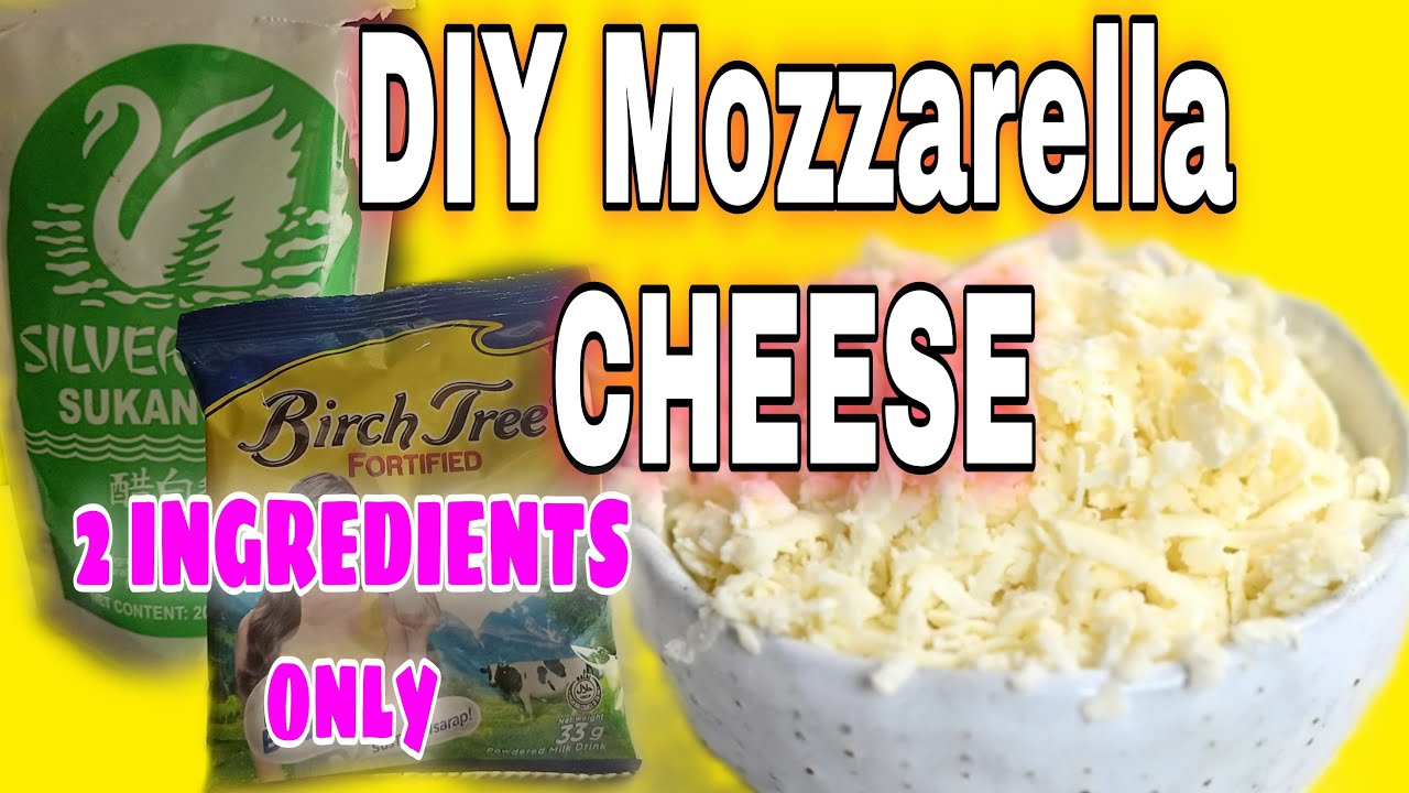 Homemade Mozzarella cheese Just 2 ingredients. YouTube