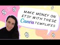 Canva template ideas to sell and make money on Etsy