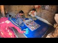 "Surprising a Tribal Family in the Rainy Mountains and Witnessing their Everyday Life