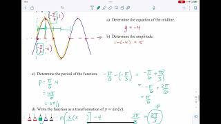 MTH 112 Find the Equation From Given Points - First Example