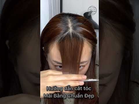 Video tự cắt tóc mái bằng hàn quốc tại nhà - youtube
