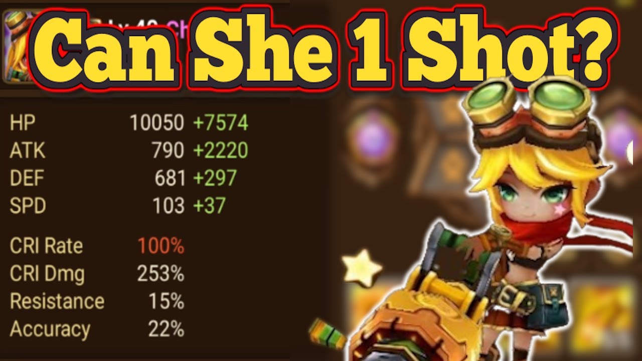Christina From Meme To Insane DMG! - Summoners War