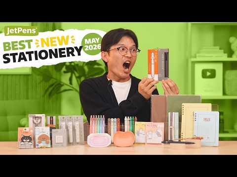Best New Stationery of MAY 2026 at JetPens | Dog Clips, LIFE Notebooks, & More! ✨📖