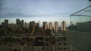 Sunset in Rotterdam on Sunday, September 15, 2024