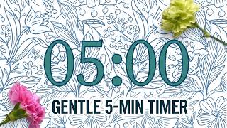 5 Minute Serene Timer with Floral Design & Soft Alarm 🌸 screenshot 4