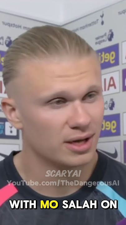 “I want to play with Mo Salah” - Erling Haaland Post Game Interview - Liverpool 2-0 Manchester City